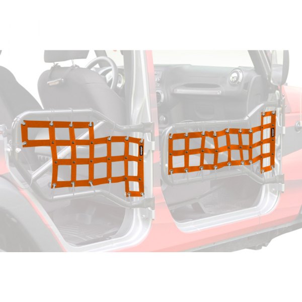 Steinjager® - Orange Front and Rear Cargo Design Door Covers