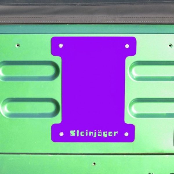 Steinjager® - Sinbad Purple Spare Tire Carrier Delete Plate