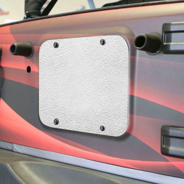 Steinjager® - Raw Spare Tire Carrier Delete Plate