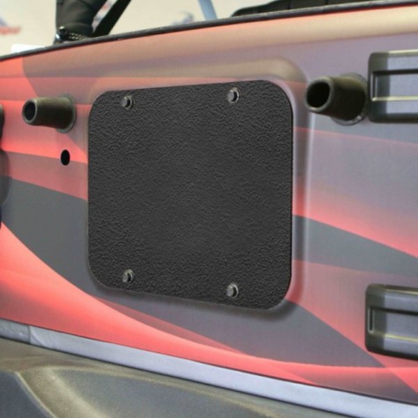 Steinjager® - Texturized Black Spare Tire Carrier Delete Plate