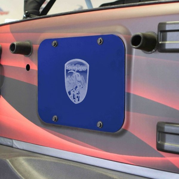 Steinjager® - Southwest Blue Spare Tire Carrier Delete Plate