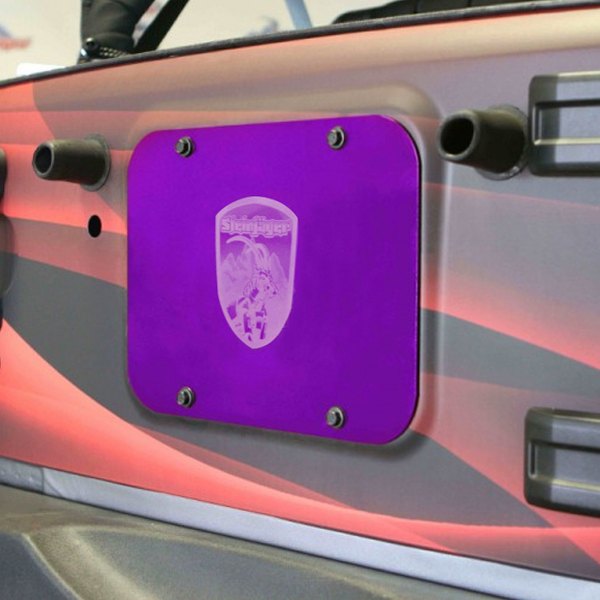 Steinjager® - Sinbad Purple Spare Tire Carrier Delete Plate