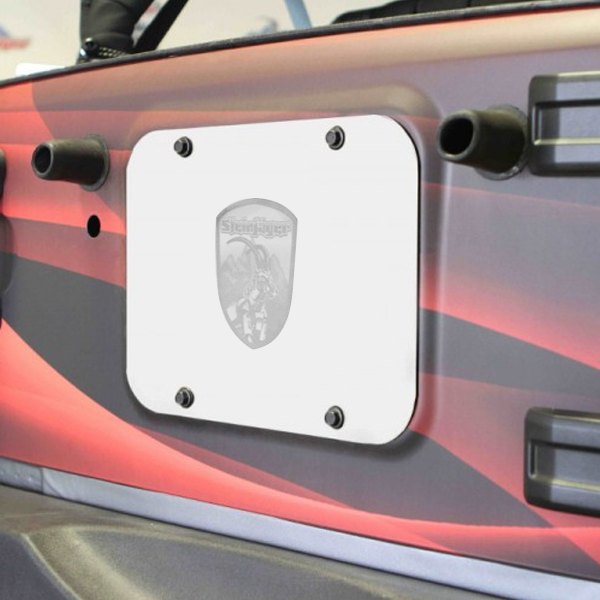 Steinjager® - Cloud White Spare Tire Carrier Delete Plate