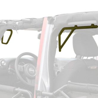 Steinjager® - Rigid Design Locas Green Front and Rear Grab Handle Kit