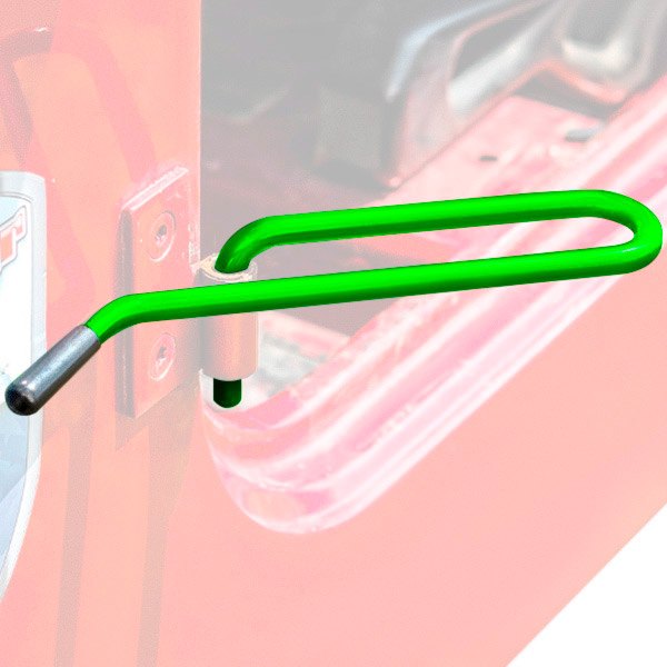 Steinjager® - Wire Design Neon Green Foot Pegs