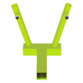 Steinjager® - Gecko Green Hitch Mounted Dual Flag Holder Kit