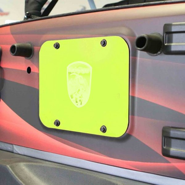 Steinjager® - Gecko Green Spare Tire Carrier Delete Plate