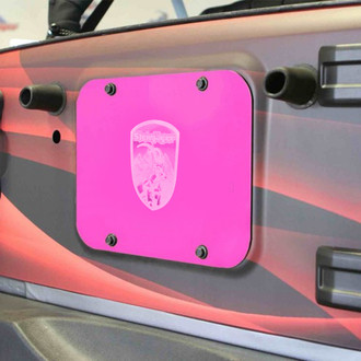 Steinjager® - Hot Pink Spare Tire Carrier Delete Plate