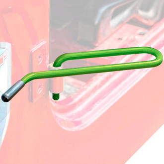 Steinjager® - Wire Design Gecko Green Foot Pegs