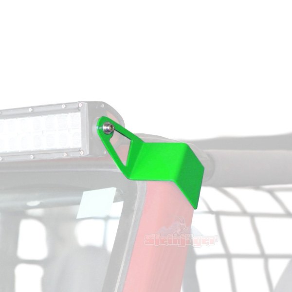 Steinjager® J0046801 Neon Green Windshield Frame Mounts for 50" LED