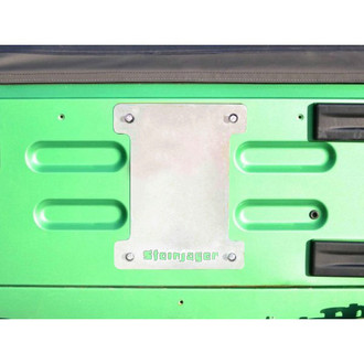 Steinjager® - Raw Spare Tire Carrier Delete Plate