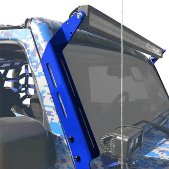 Steinjager® - Southwest Blue Windshield Frame Mounts for 50" LED Light Bar