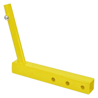 Steinjager® - Powder Coated Lemon Peel Hitch Mounted Single Flag Holder Kit