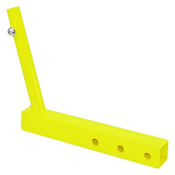 Steinjager® - Powder Coated Neon Yellow Hitch Mounted Single Flag Holder Kit