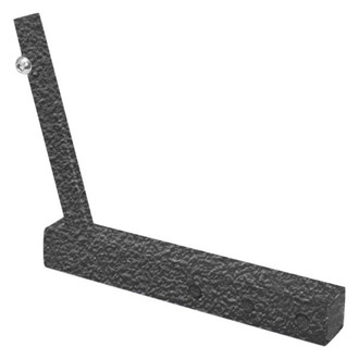 Steinjager® - Powder Coated Texturized Black Hitch Mounted Single Flag Holder Kit