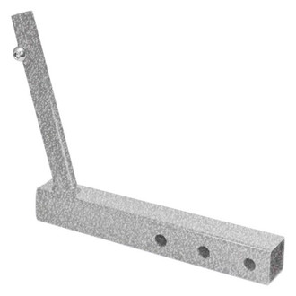 Steinjager® - Gray Hammertone Hitch Mounted Single Flag Holder Kit