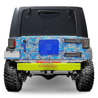 Steinjager® - Cap Style Stubby Neon Yellow Rear HD Bumper