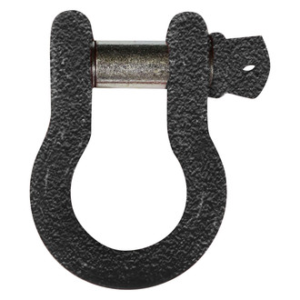 Steinjager® - Gladiator Textured Black D-Ring Shackle with Screw in Pin