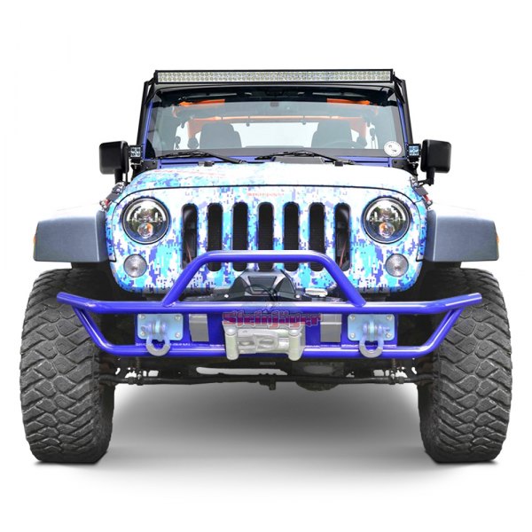 Steinjager® - Full Width Front Tubular Southwest Blue Bumper