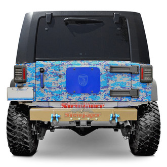 Steinjager® - Cap Style Stubby Military Beige Rear HD Bumper