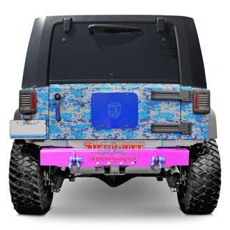 Steinjager® - Cap Style Stubby Hot Pink Rear HD Bumper
