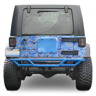 Steinjager® - Mid Width Playboy Blue Rear Tubular Bumper