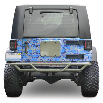 Steinjager® - Mid Width Military Beige Rear Tubular Bumper