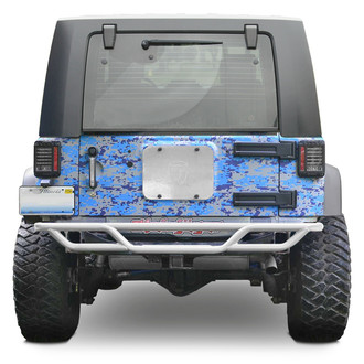 Steinjager® - Mid Width Cloud White Rear Tubular Bumper
