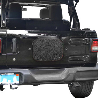 Steinjager® - Texturized Black Spare Tire Carrier Delete Plate