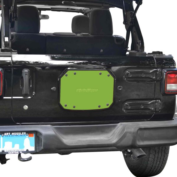 Steinjager® - Gecko Green Spare Tire Carrier Delete Plate