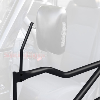 Steinjager® - Black Driver and Passenger Side Mirror Kit for Front Tubular doors