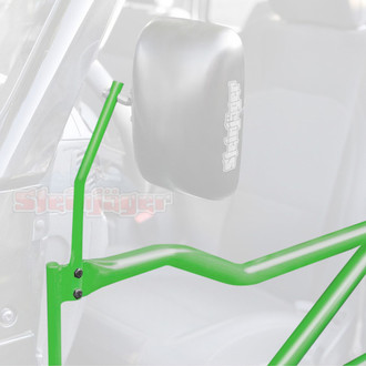 Steinjager® - Neon Green Driver and Passenger Side Mirror Kit for Front Tubular doors
