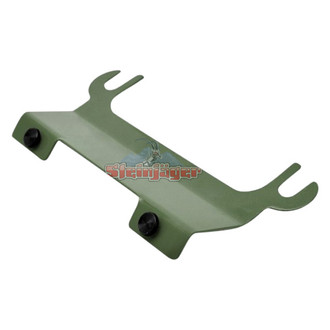 Steinjager® - Locas Green License Plate Relocation Kit for Tube Bumper with Hawse Fairlead