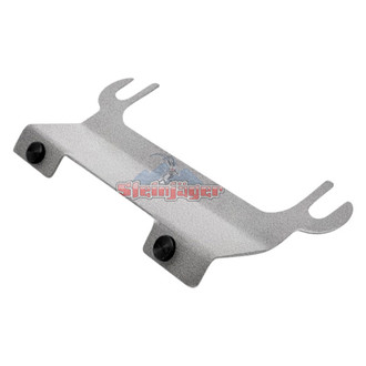 Steinjager® - Gray Hammertone License Plate Relocation Kit for Tube Bumper with Hawse Fairlead