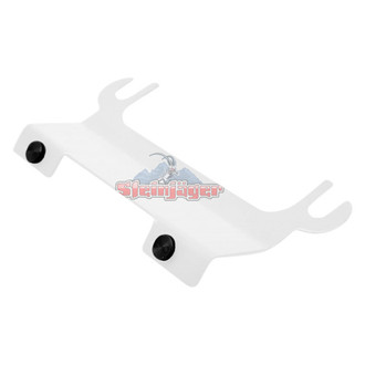 Steinjager® - Cloud White License Plate Relocation Kit for Tube Bumper with Hawse Fairlead