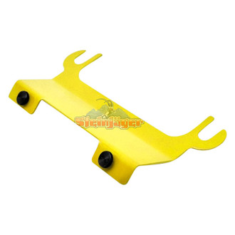 Steinjager® - Neon Yellow License Plate Relocation Kit for Tube Bumper with Hawse Fairlead