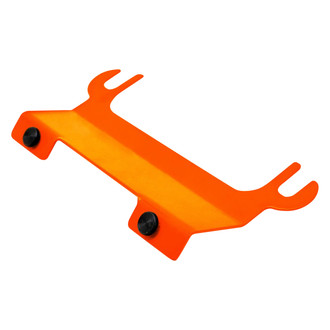 Steinjager® - Fluorescent Orange License Plate Relocation Kit for Tube Bumper with Roller Fairlead