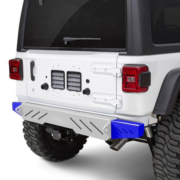 Steinjager® - Cap Style Rear Southwest Blue Bumper End Caps