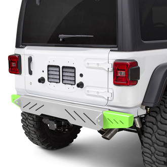 Steinjager® - Cap Style Neon Green Rear Bumper End Caps