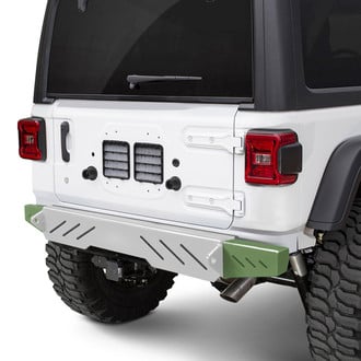Steinjager® - Cap Style Locas Green Rear Bumper End Caps