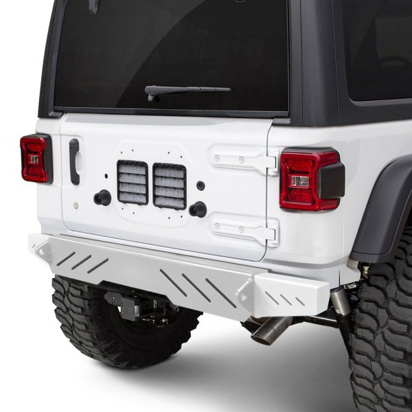 Steinjager® - Cap Style Rear Cloud White Bumper End Caps