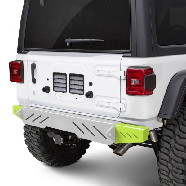 Steinjager® - Cap Style Rear Gecko Green Bumper End Caps