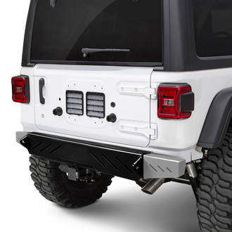 Steinjager® - Cap Style Stubby Raw Rear HD Bumper