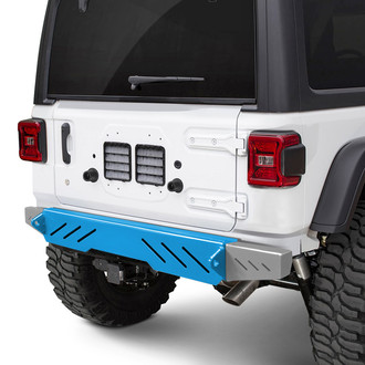 Steinjager® - Cap Style Stubby Playboy Blue Rear HD Bumper