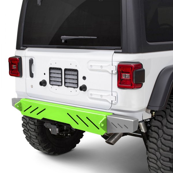 Steinjager® - Cap Style Stubby Rear HD Neon Green Bumper