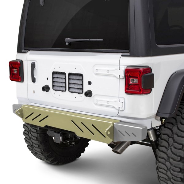 Steinjager® - Cap Style Stubby Rear HD Military Beige Bumper