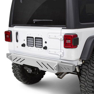 Steinjager® - Cap Style Stubby Cloud White Rear HD Bumper
