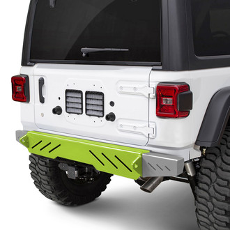 Steinjager® - Cap Style Stubby Gecko Green Rear HD Bumper