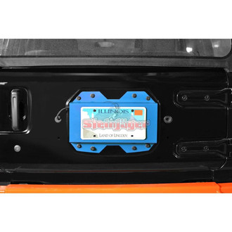 Steinjager® - Playboy Blue Rear License Plate Relocation Kit