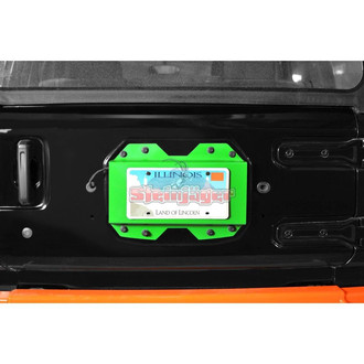 Steinjager® - Neon Green Rear License Plate Relocation Kit